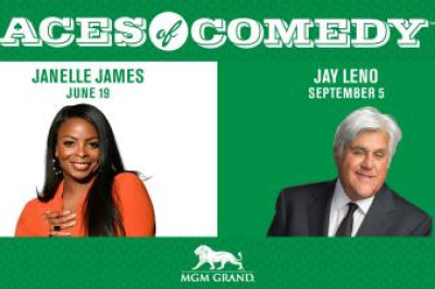 Jay Leno & Janelle James Join MGM Grand Aces of Comedy 2026